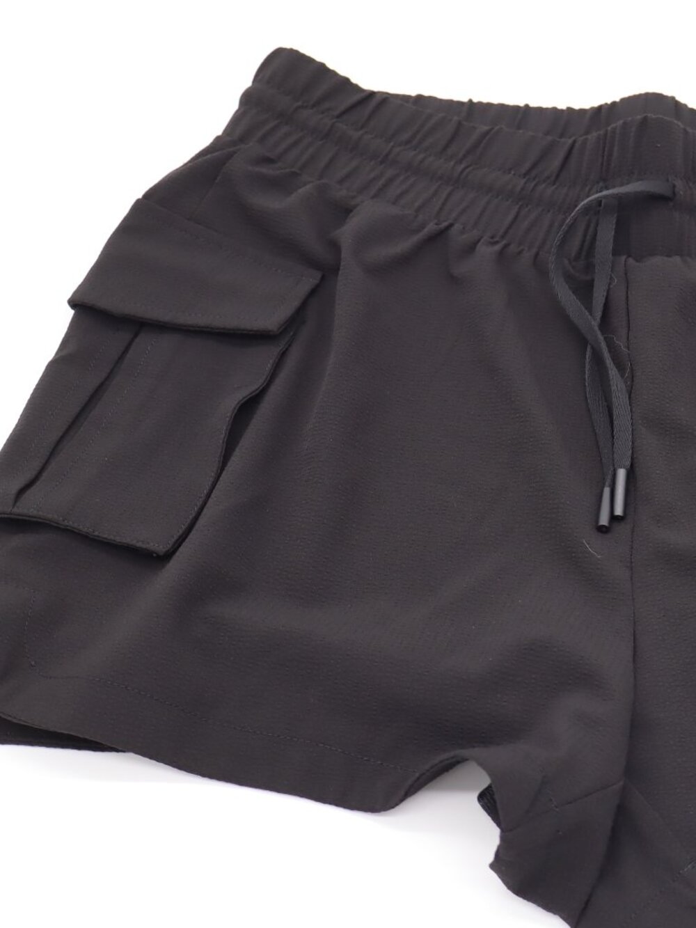 90 degree women's athletic Black Cargo Short size Medium